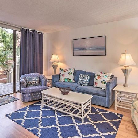 Hilton Head Island Townhome Patio, Walk To Beach Kültér fotó