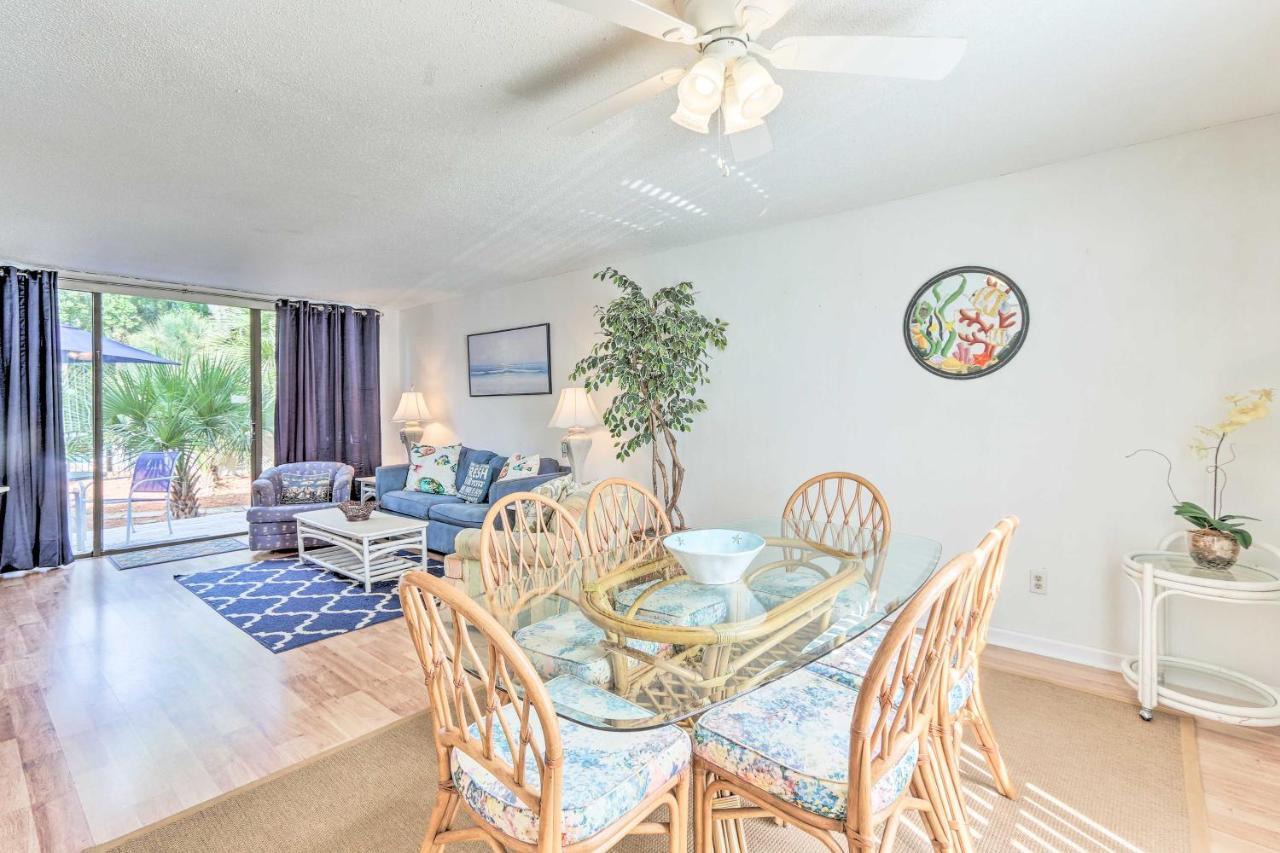 Hilton Head Island Townhome Patio, Walk To Beach Kültér fotó