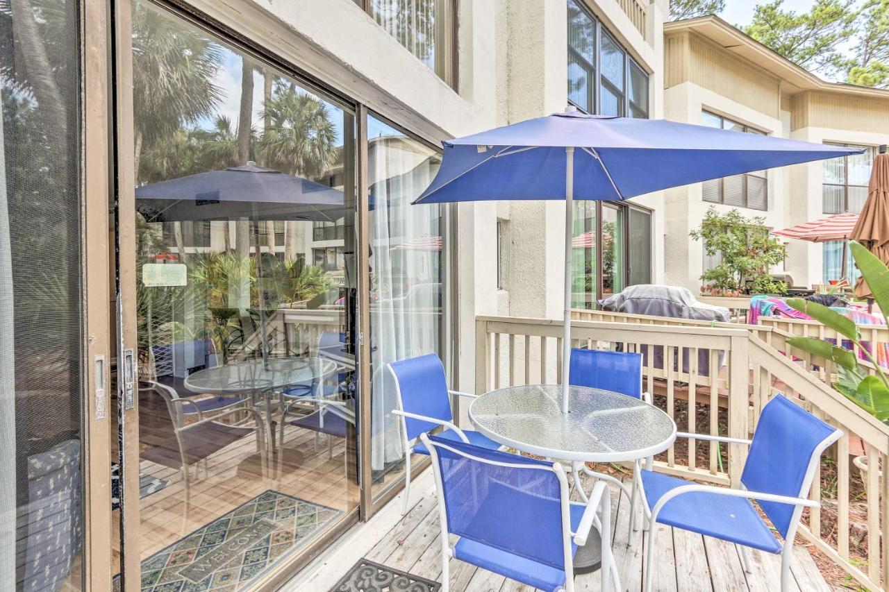Hilton Head Island Townhome Patio, Walk To Beach Kültér fotó