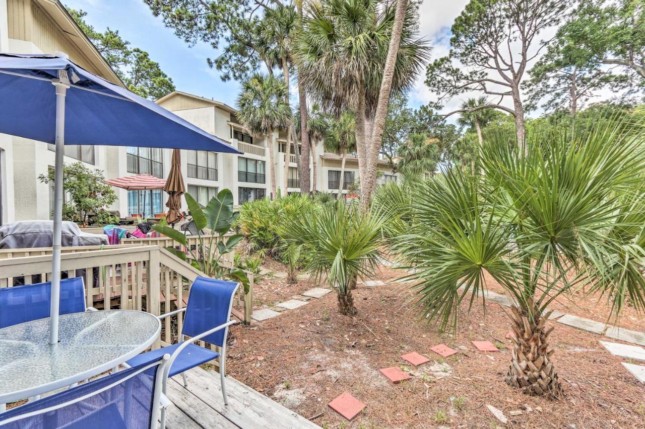 Hilton Head Island Townhome Patio, Walk To Beach Kültér fotó